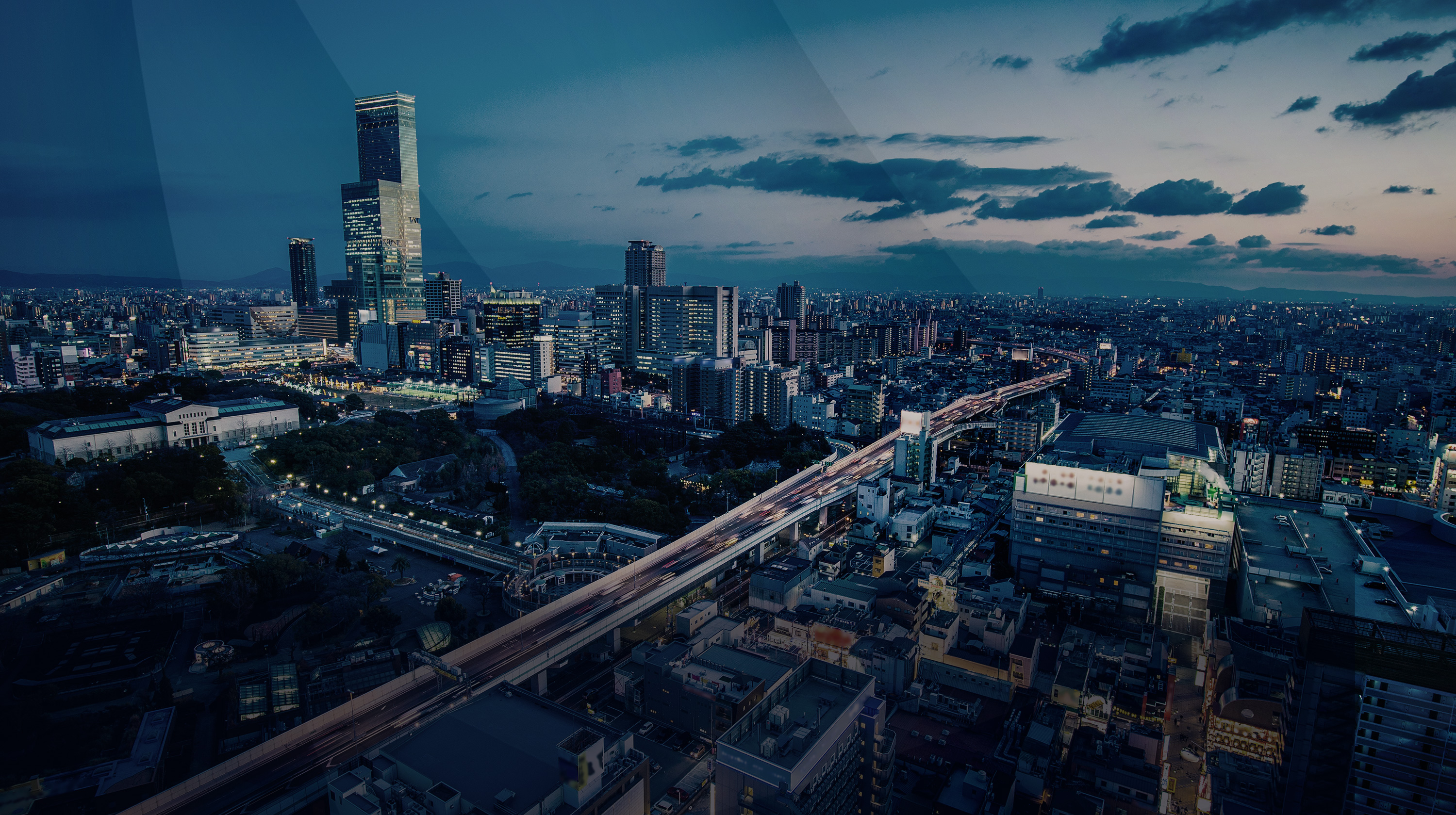 夜のあべのハルカス